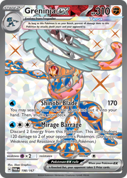 Greninja ex — SV06: Twilight Masquerade #198/167