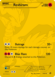 Reshiram (114 Full Art Secret Rare) — Legendary Treasures #114/113