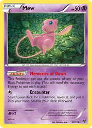 Mew — XY - Fates Collide #29/124