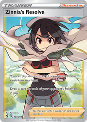 Zinnia's Resolve (Full Art) — SWSH07: Evolving Skies #203/203