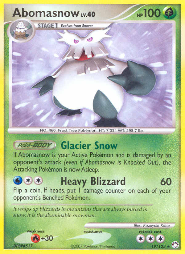 Abomasnow — Mysterious Treasures #19/123