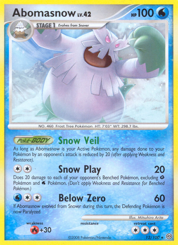 Abomasnow — Stormfront #12/100
