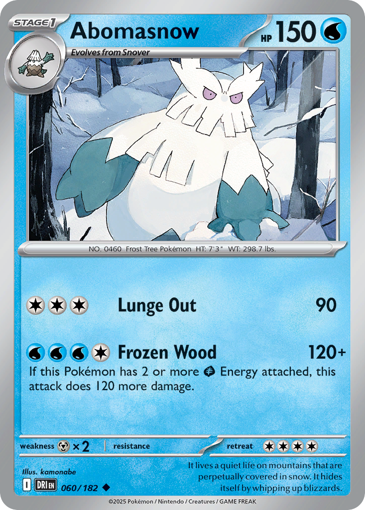 Abomasnow — SV10: Destined Rivals #060/182
