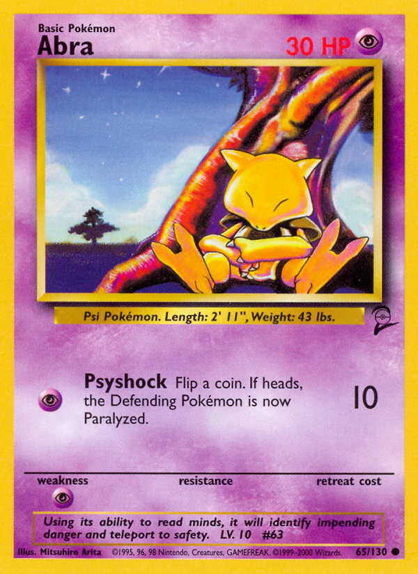 Abra — Base Set 2 #065/130