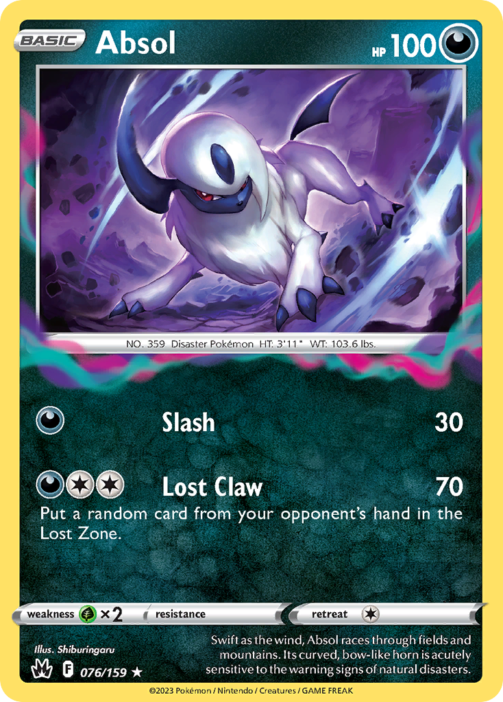 Absol — SWSH: Crown Zenith #076/159