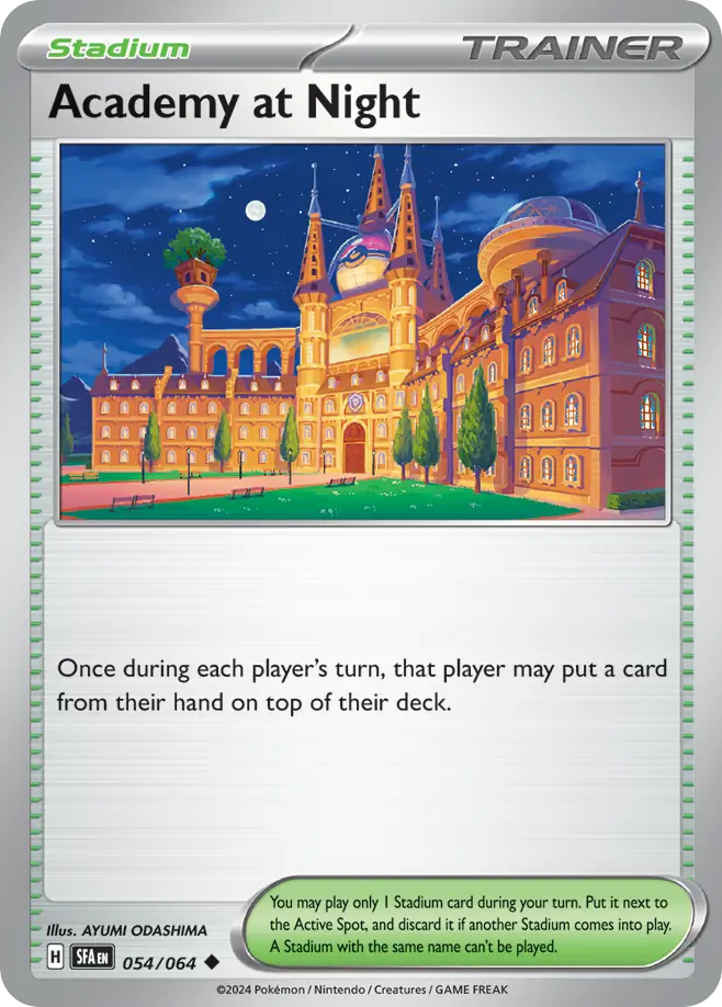 Academy at Night — SV: Shrouded Fable #054/064