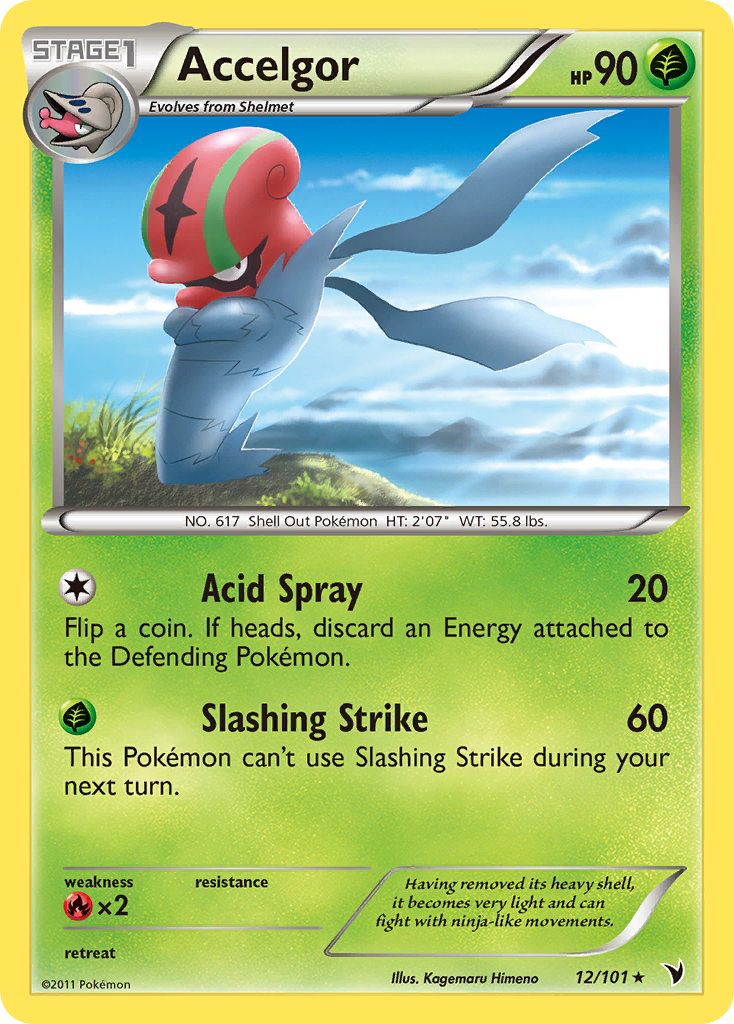 Accelgor — League & Championship Cards #012/101