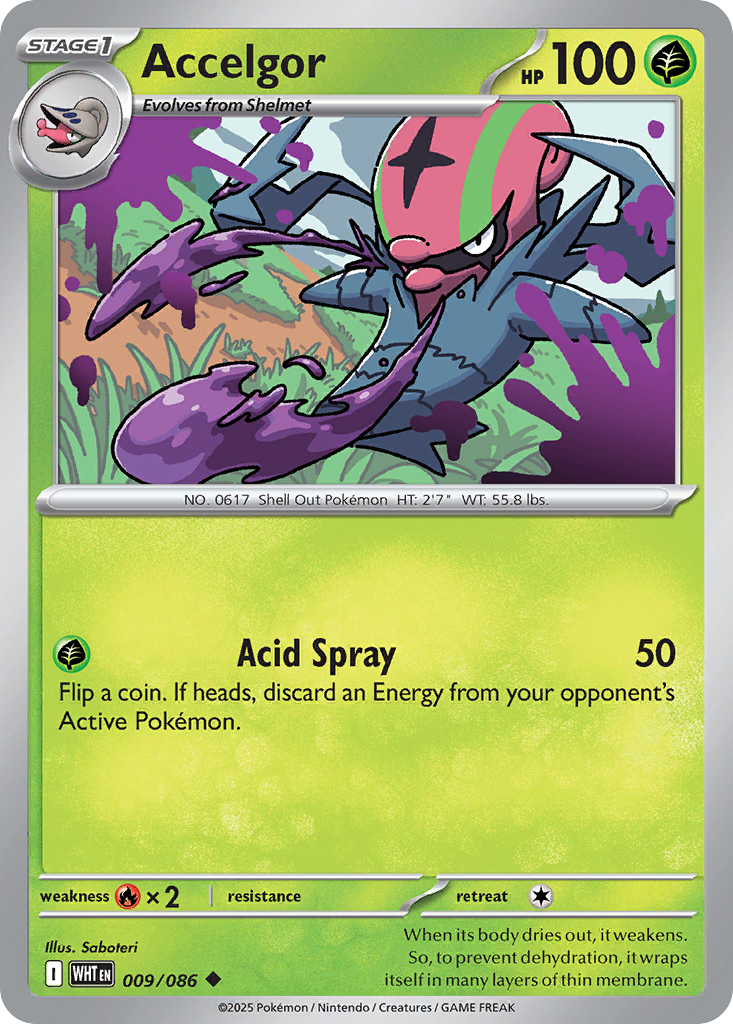Accelgor — SV: White Flare #009/086
