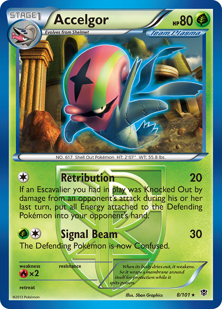 Accelgor (Team Plasma) — Plasma Blast #8/101