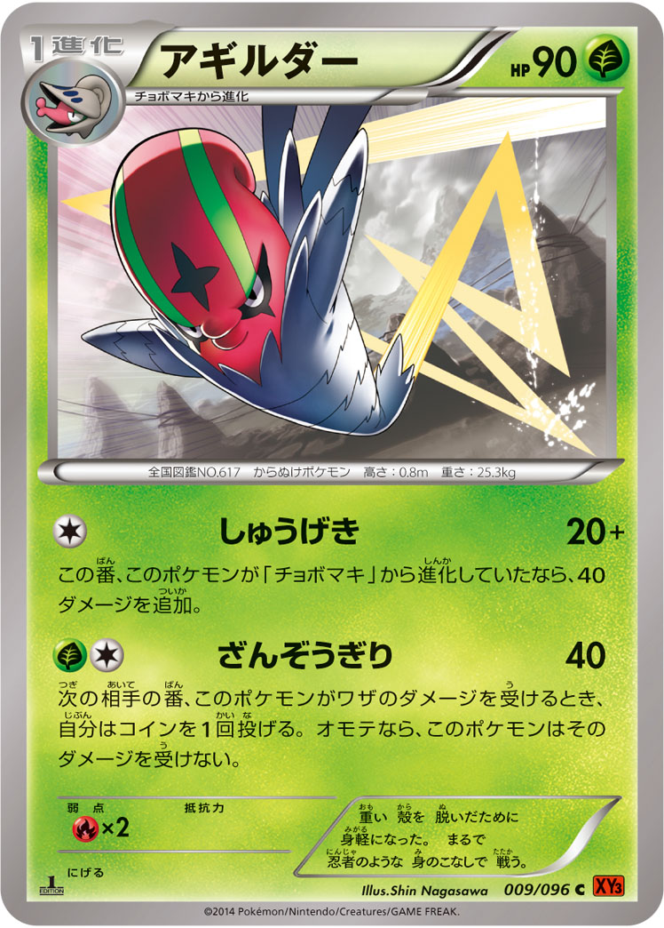 Accelgor — XY3: Rising Fist #009/096
