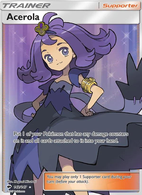 Acerola (Full Art) — SM - Burning Shadows #142/147
