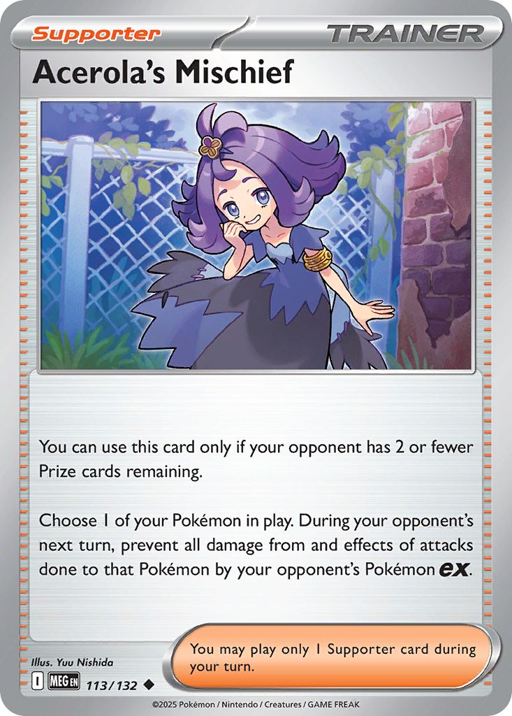 Acerola's Mischief — ME01: Mega Evolution #113/132
