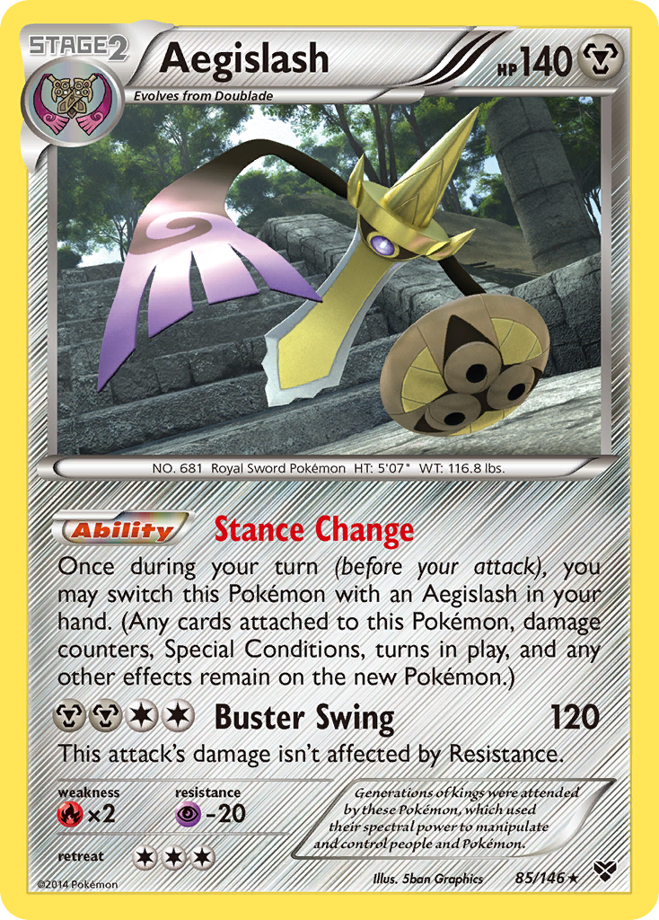 Aegislash (85) — XY Base Set #85/146