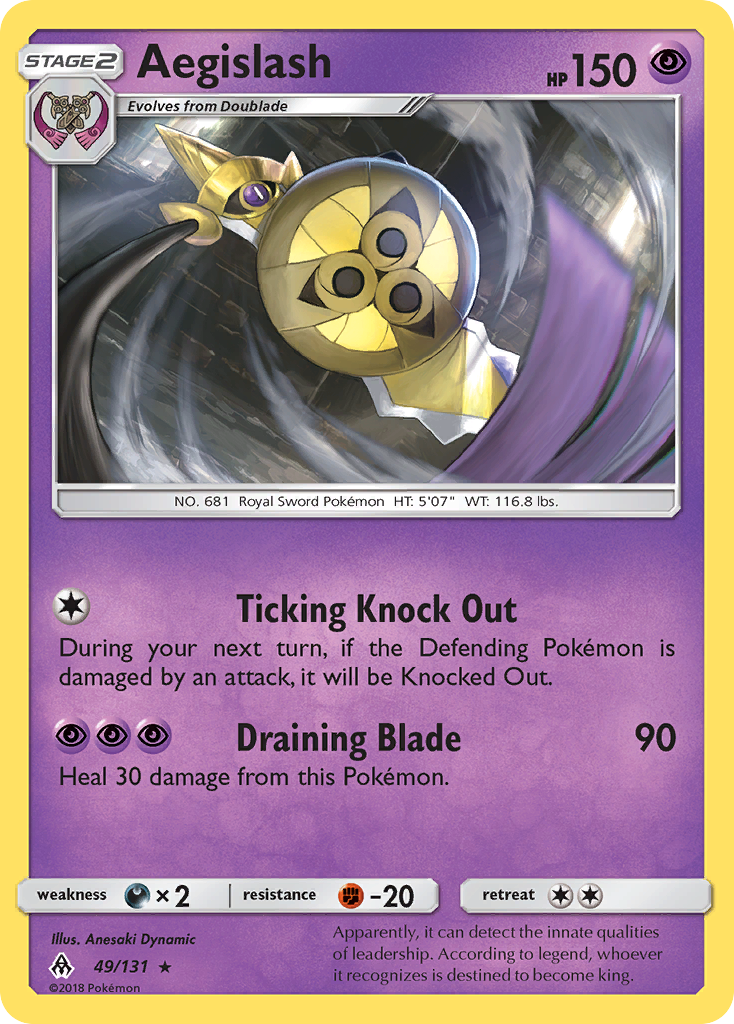 Aegislash — SM - Forbidden Light #49/131