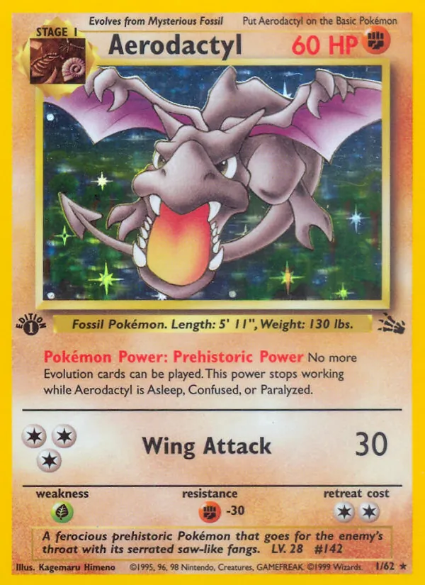 Aerodactyl (1) — Fossil #01/62