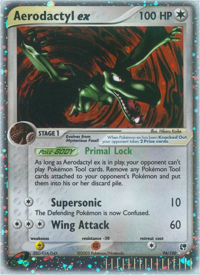 Aerodactyl ex — Sandstorm #94/100