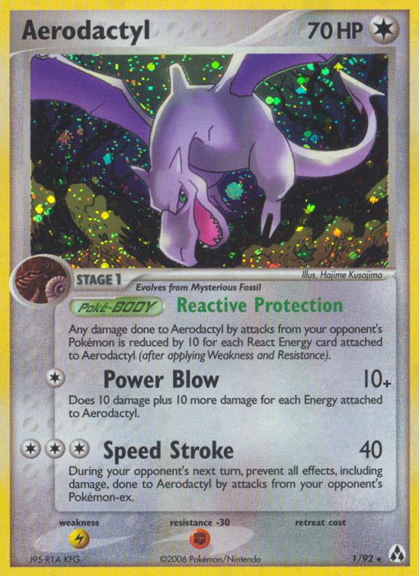 Aerodactyl — Legend Maker #1/92