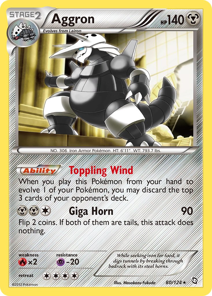 Aggron — Dragons Exalted #80/124