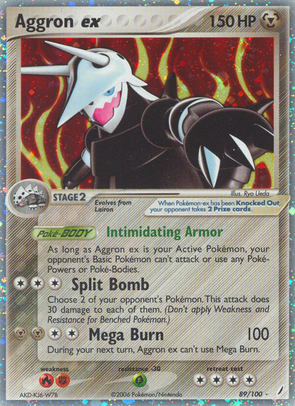 Aggron ex — Crystal Guardians #89/100