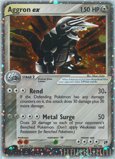 Aggron ex — Sandstorm #95/100