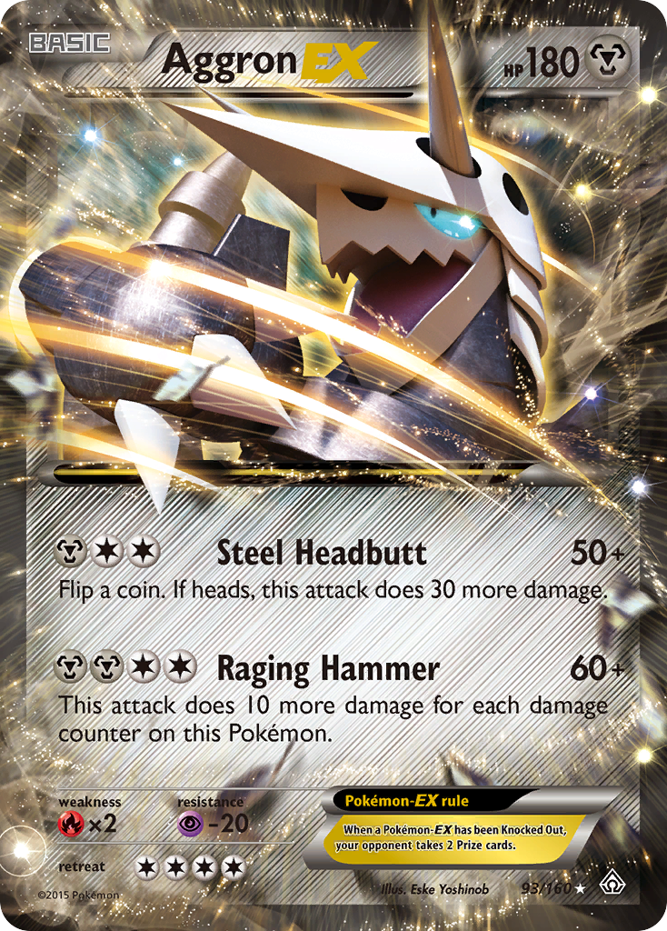 Aggron EX — XY - Primal Clash #93/160
