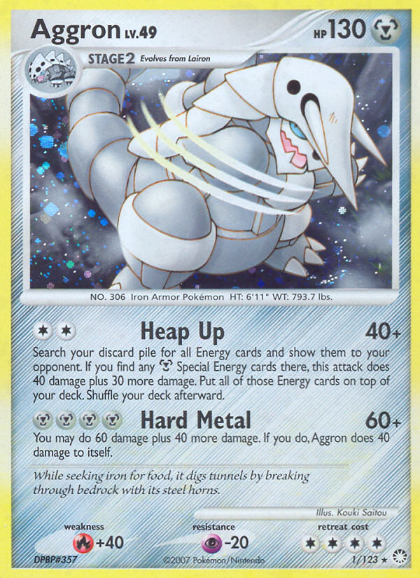 Aggron — Mysterious Treasures #1/123