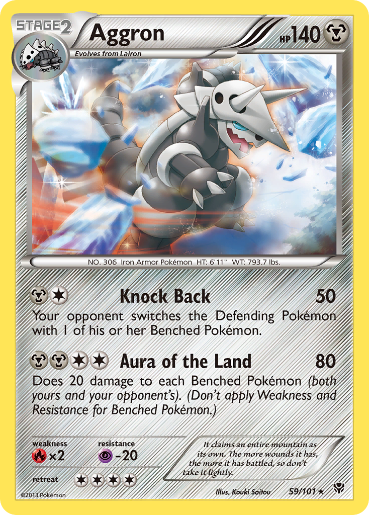 Aggron — Plasma Blast #59/101
