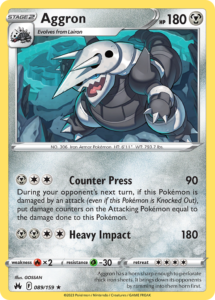 Aggron — SWSH: Crown Zenith #089/159