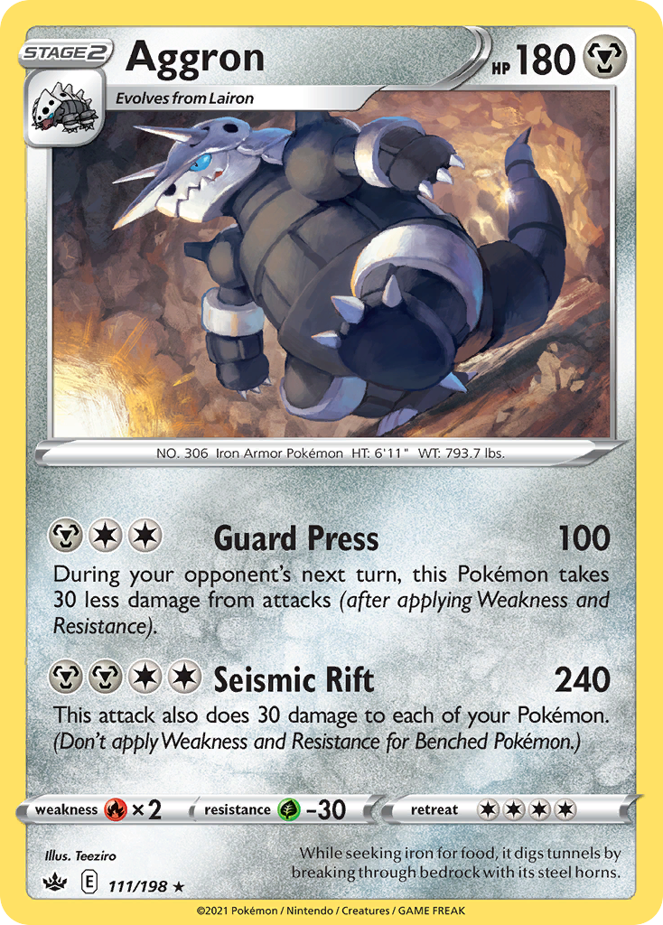 Aggron — SWSH06: Chilling Reign #111/198