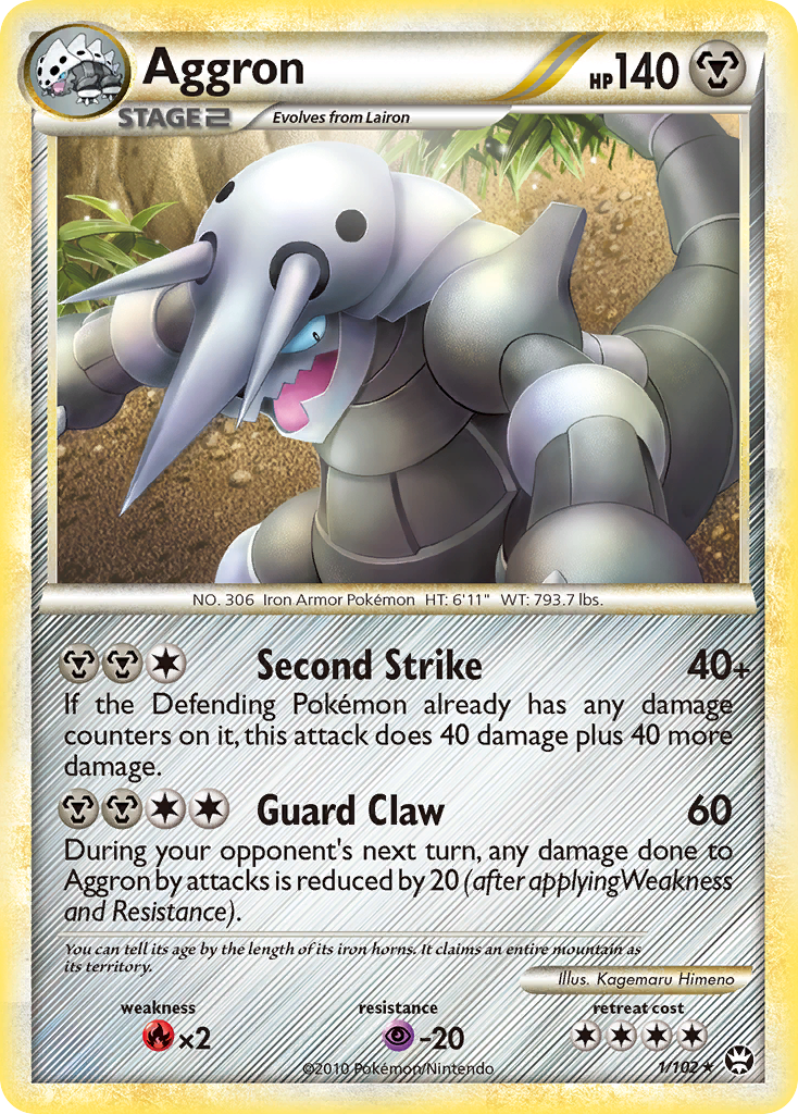 Aggron — Triumphant #1/102