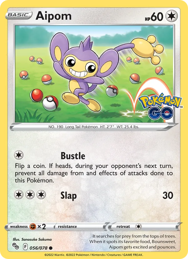 Aipom — Pokemon GO #056/078