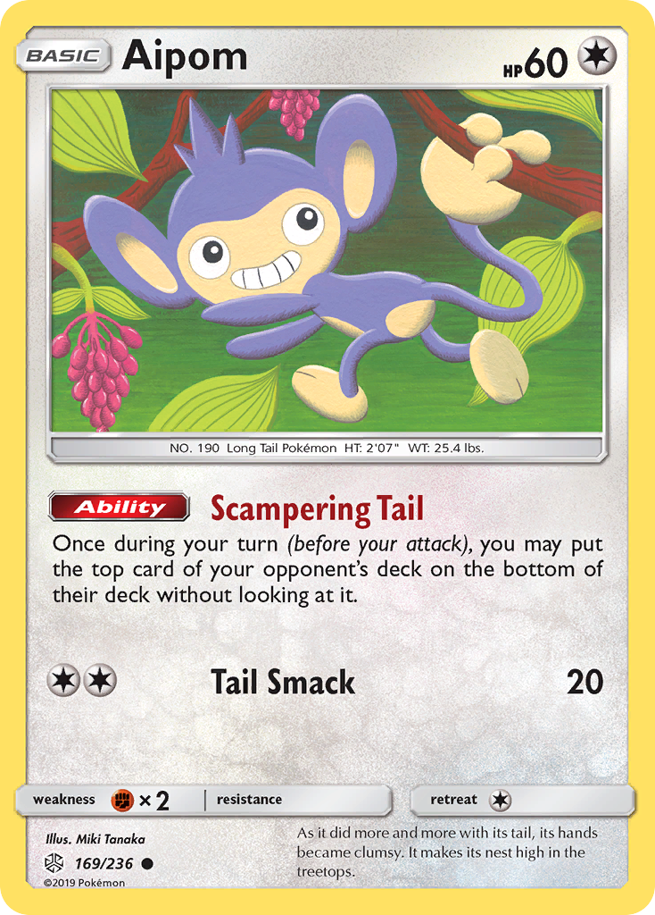 Aipom — SM - Cosmic Eclipse #169/236