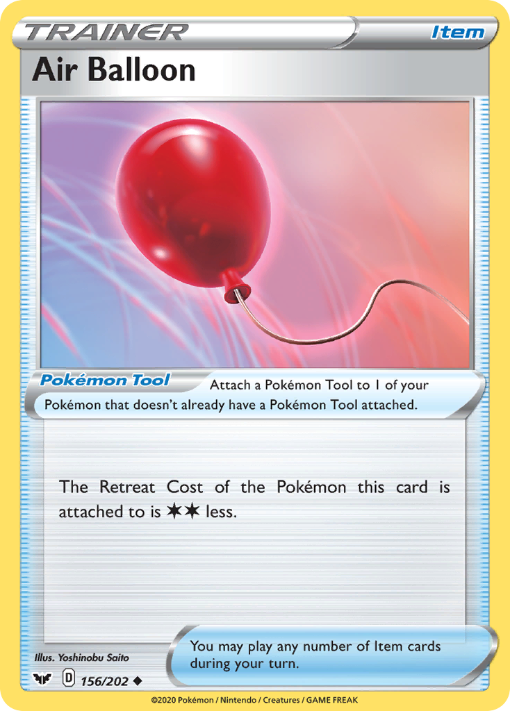 Air Balloon — Prize Pack Series Cards #156/202