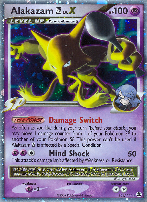 Alakazam E4 Lv.X — Rising Rivals #103/111