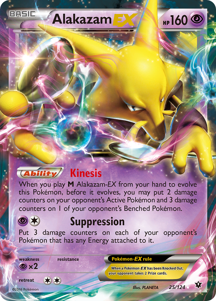 Alakazam EX — XY - Fates Collide #25/124