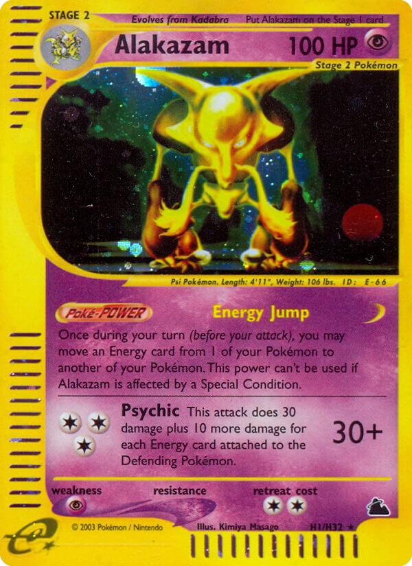 Alakazam (H1) — Skyridge #H01/H32