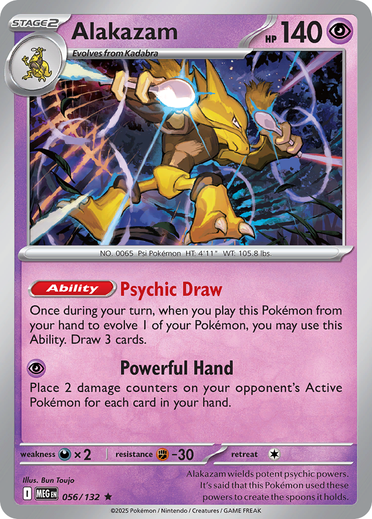 Alakazam — ME01: Mega Evolution #056/132