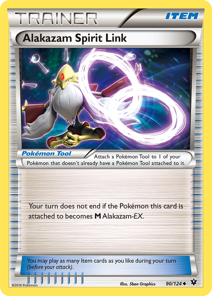 Alakazam Spirit Link — XY - Fates Collide #90/124