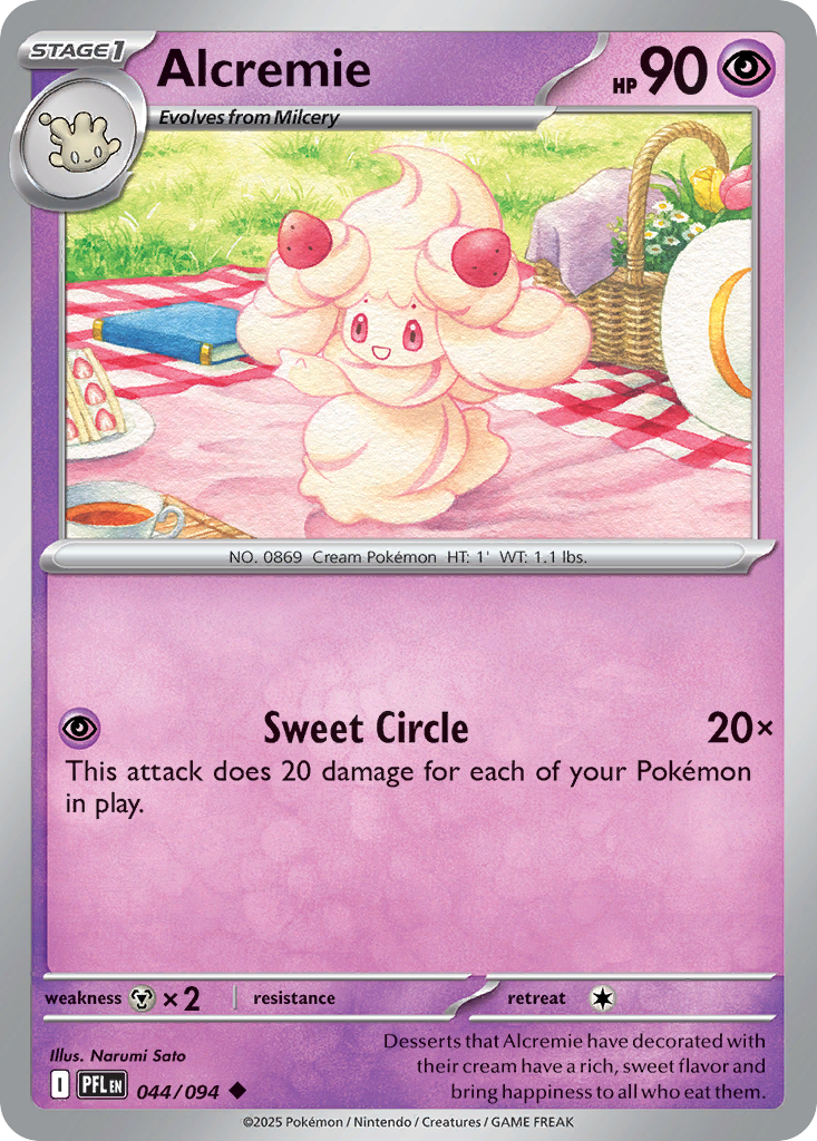 Alcremie — ME02: Phantasmal Flames #044/094