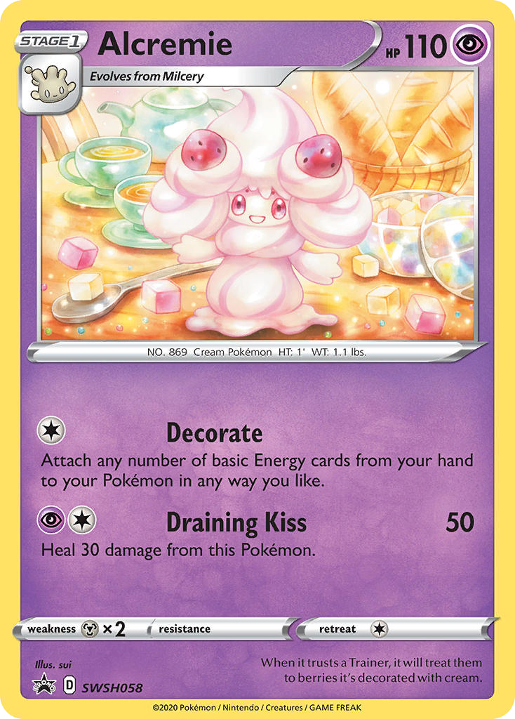 Alcremie — SWSH: Sword & Shield Promo Cards #SWSH058