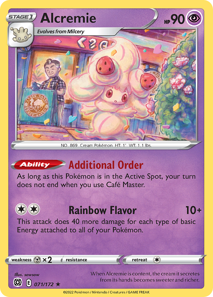 Alcremie — SWSH09: Brilliant Stars #071/172