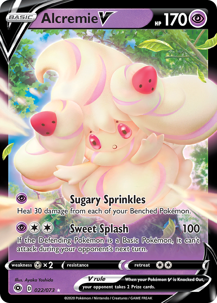 Alcremie V — Prize Pack Series Cards #022/073