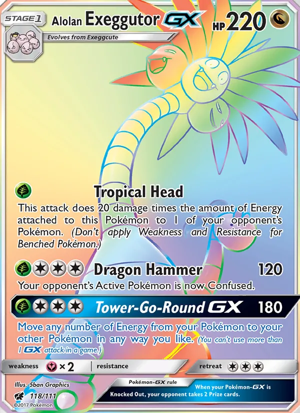 Alolan Exeggutor GX (Secret)