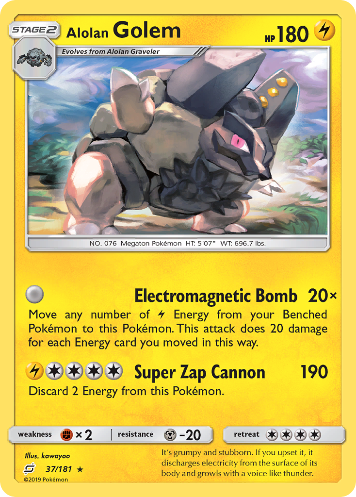 Alolan Golem — SM - Team Up #37/181