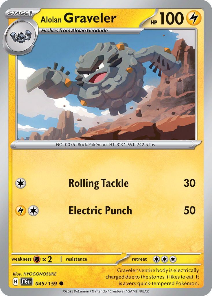 Alolan Graveler — SV09: Journey Together #045/159