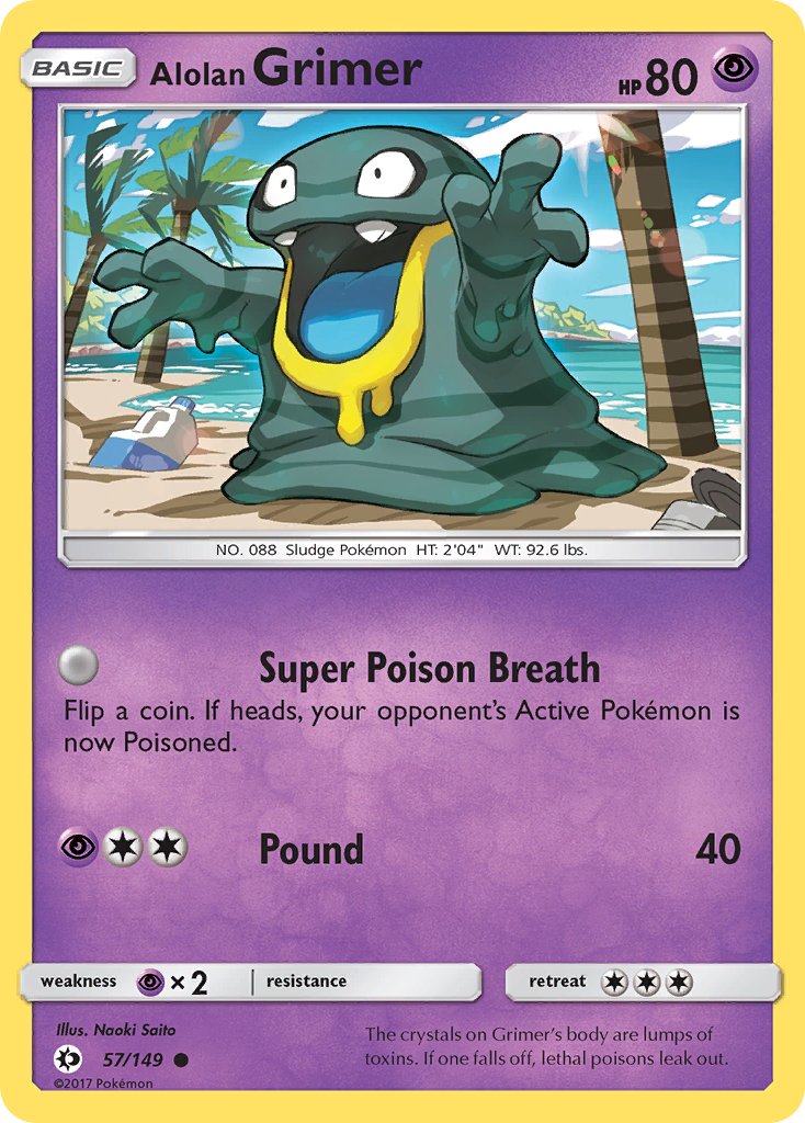 Alolan Grimer — SM Base Set #57/149
