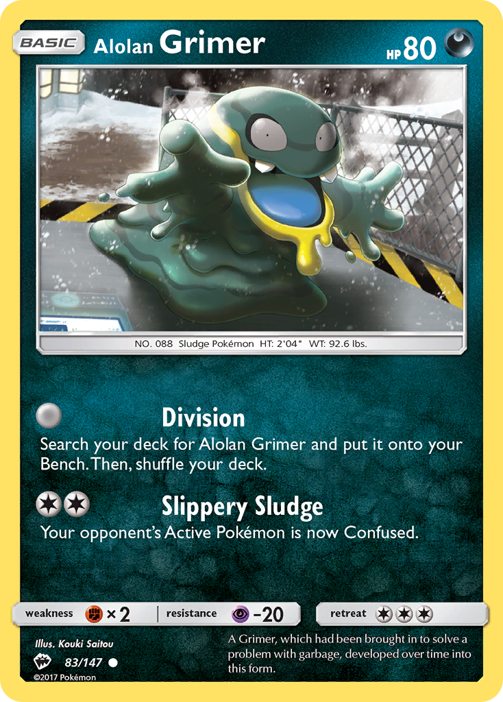 Alolan Grimer — SM - Burning Shadows #83/147
