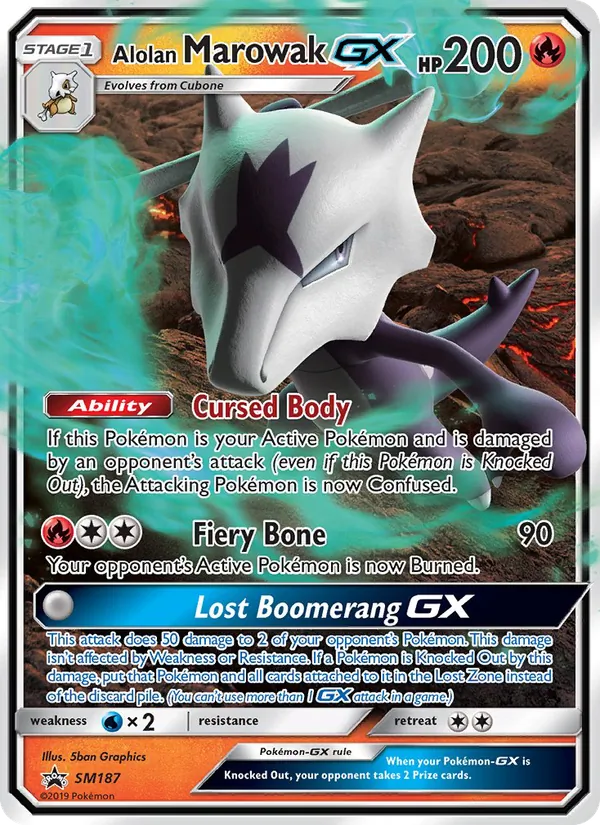 Alolan Marowak GX — SM Promos #SM187