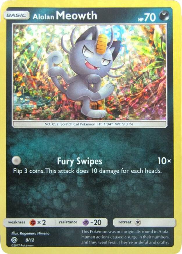 Alolan Meowth — McDonald's Promos 2017 #008/012