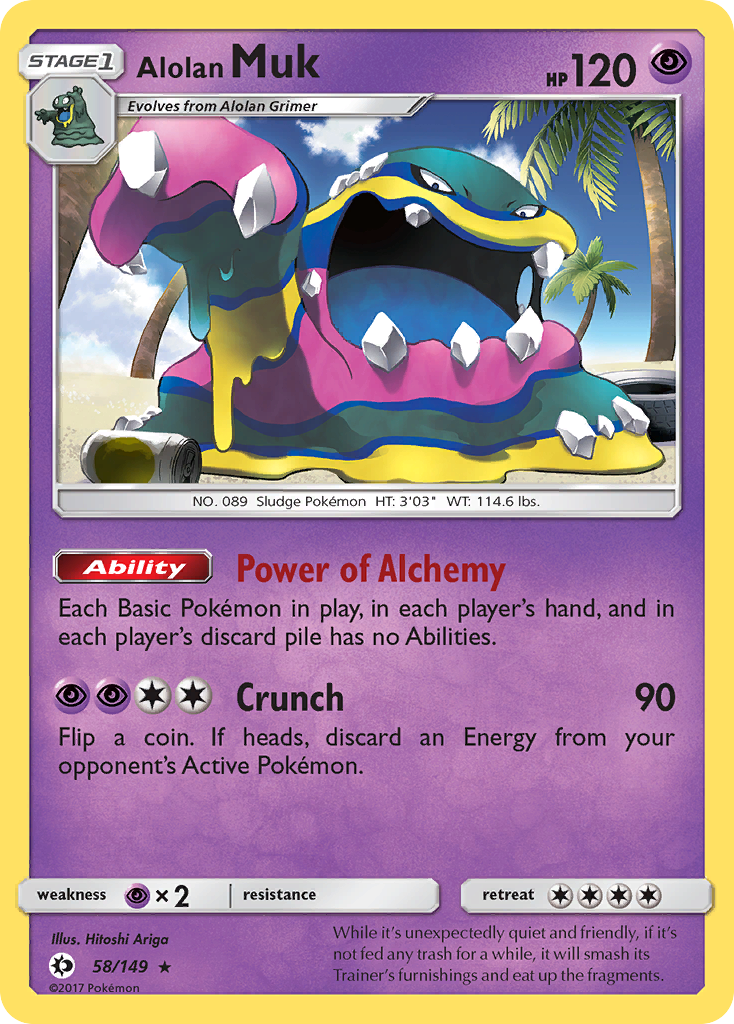 Alolan Muk — SM Base Set #58/149